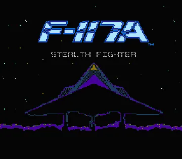 F-117A Stealth Fighter (USA) screen shot title